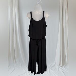 NAIF Black Sleeveless Jumpsuit